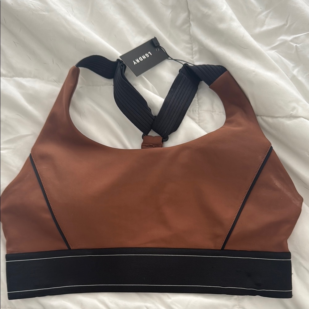 LGNDRY Brown Sports Bra & Leggings Set